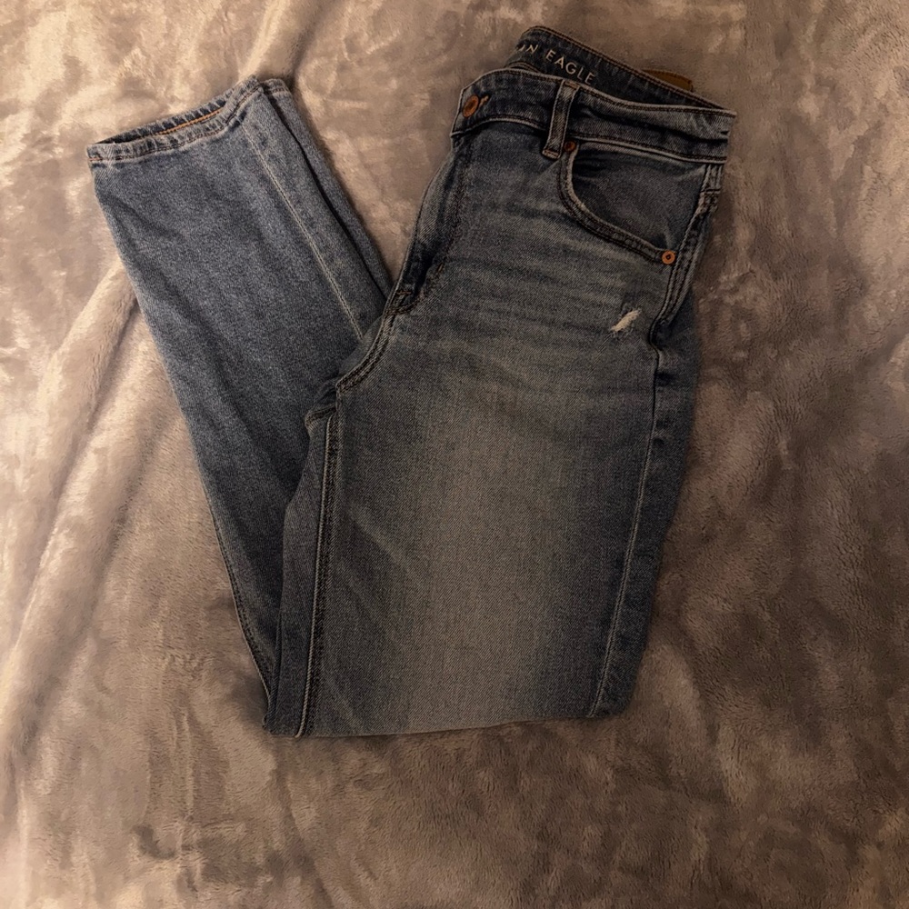 American Eagle Outfitters Dark Wash Straight Leg Jeans
